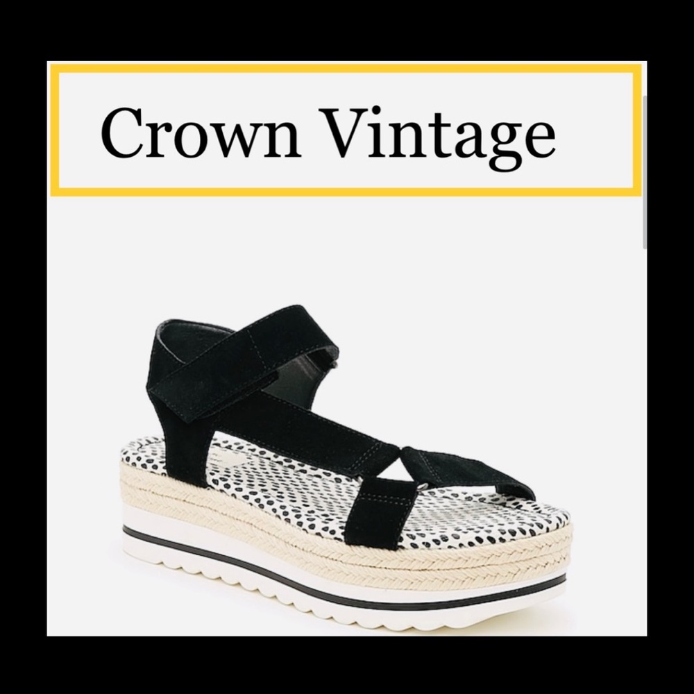 CROWN VINTAGE - PLATFORM SANDALS
